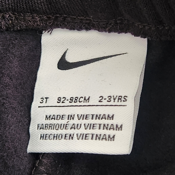 NIKE Toddler Joggers Size 3T Black Cotton Kids Pants - Picture 2 of 10